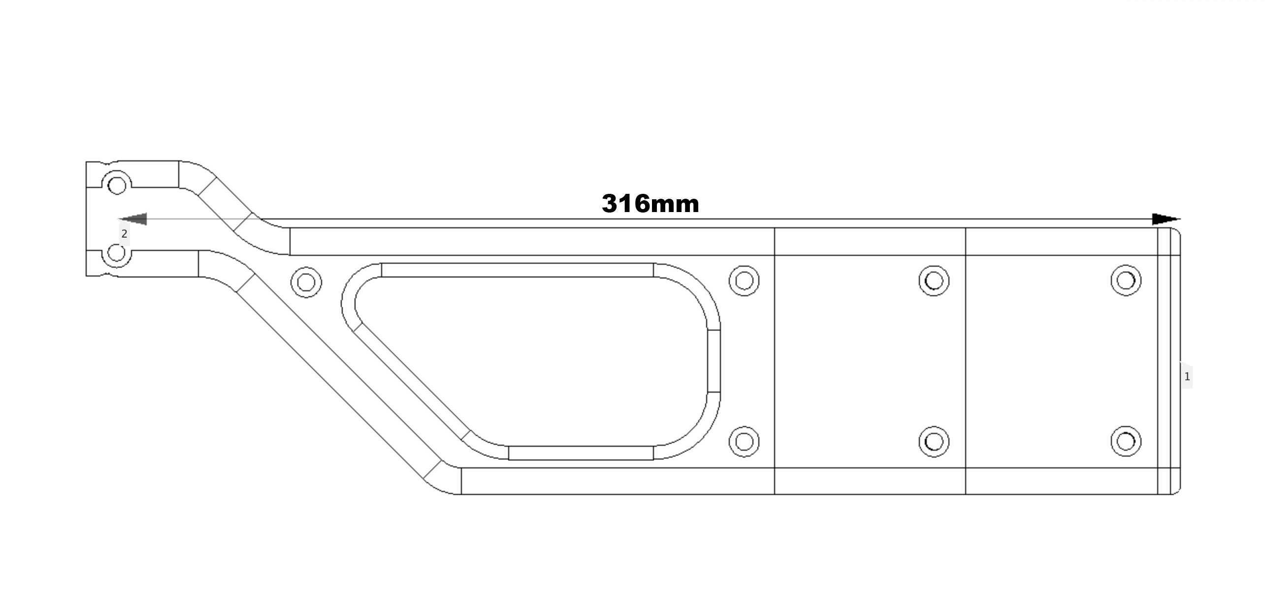 Fixed Rail Stock — 20mm Rail Stock | MILIDECO