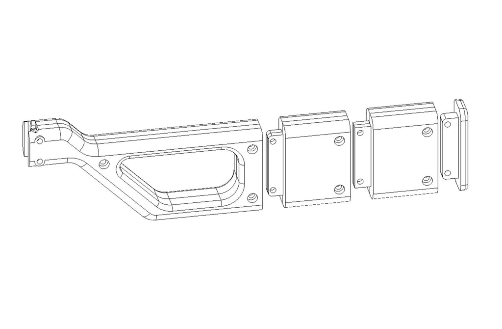 Fixed Rail Stock — 20mm Rail Stock | MILIDECO