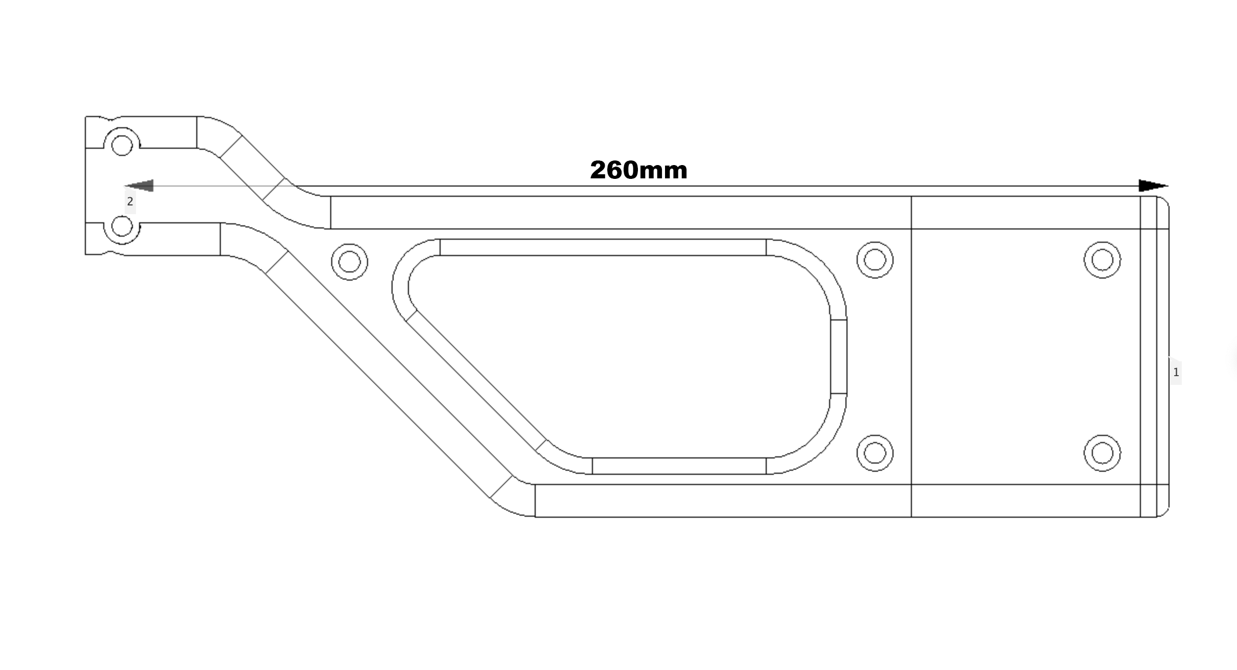 Fixed Rail Stock — 20mm Rail Stock | MILIDECO