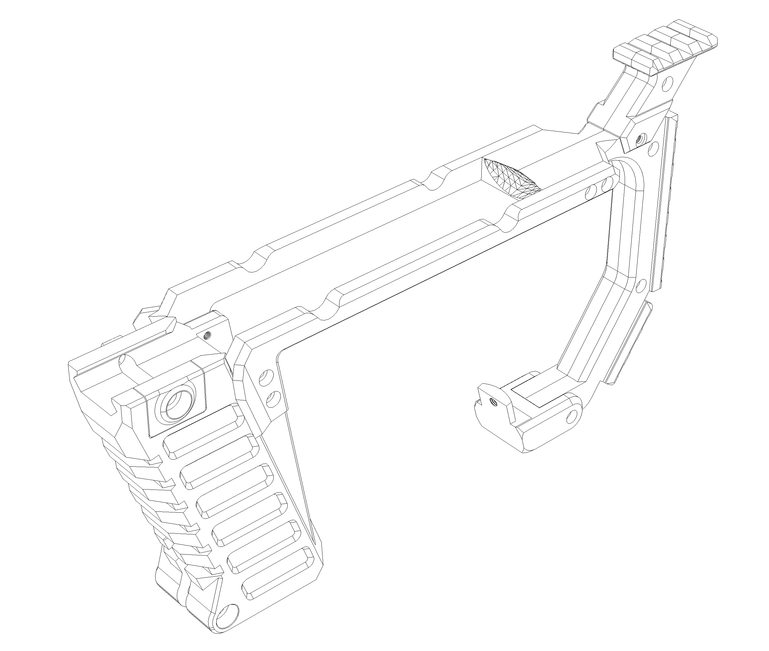 MDX-320 Frame System — P320 Carbine Frame, No Gunsmithing | MILIDECO