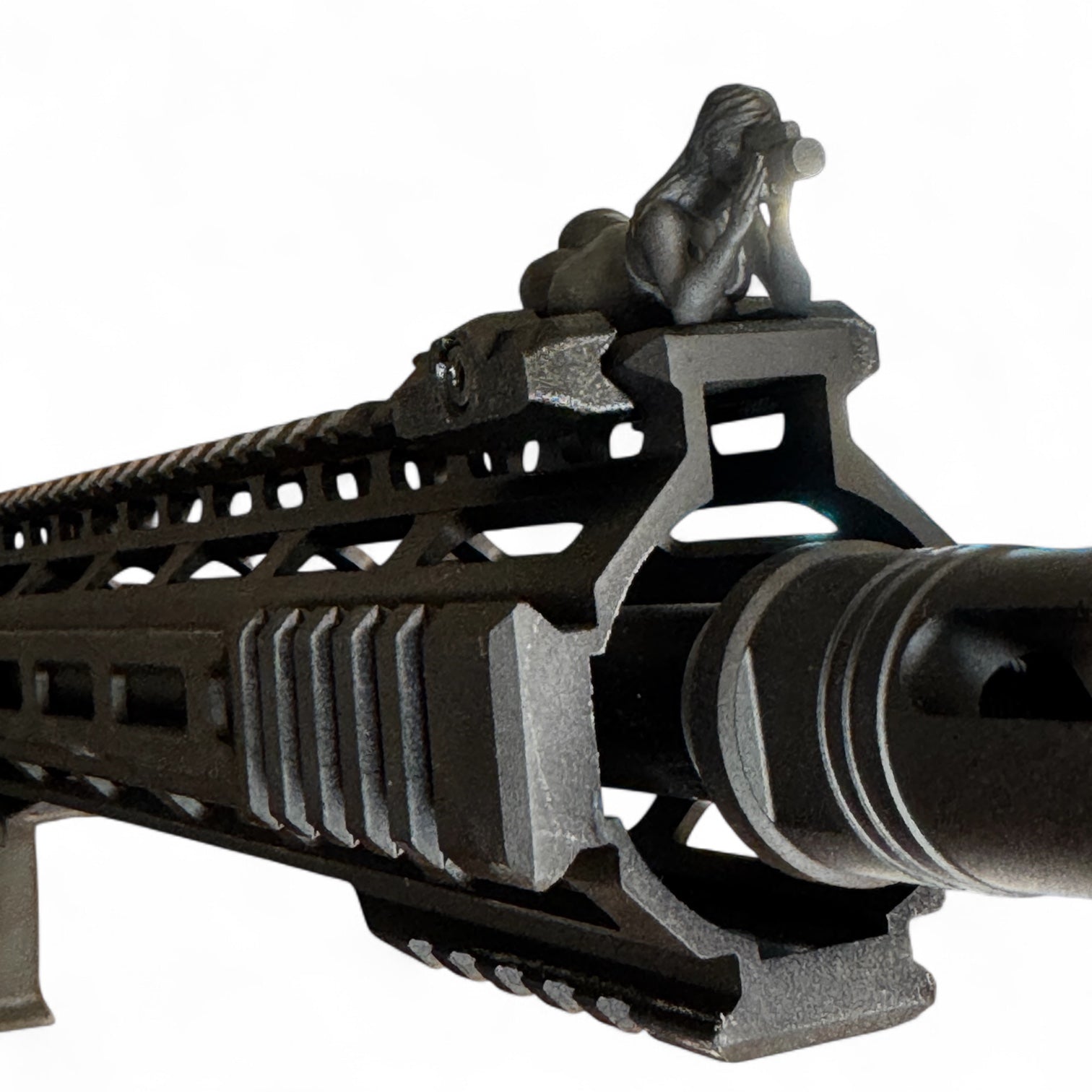 Metal Rail Figure: Spotter G — Left-Handed | Stainless Steel Rail Accessory