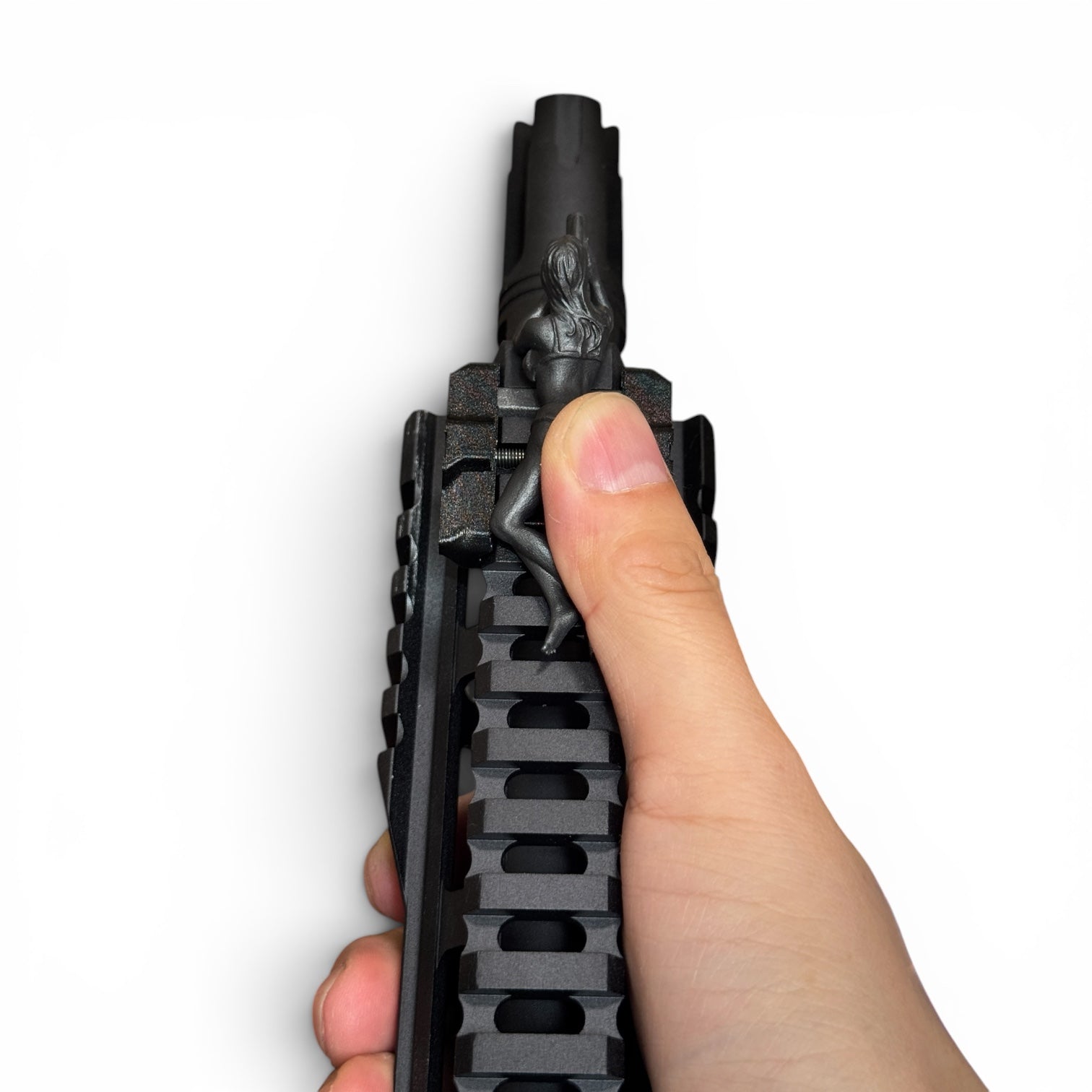 Metal Rail Figure: Spotter G — Left-Handed | Stainless Steel Rail Accessory