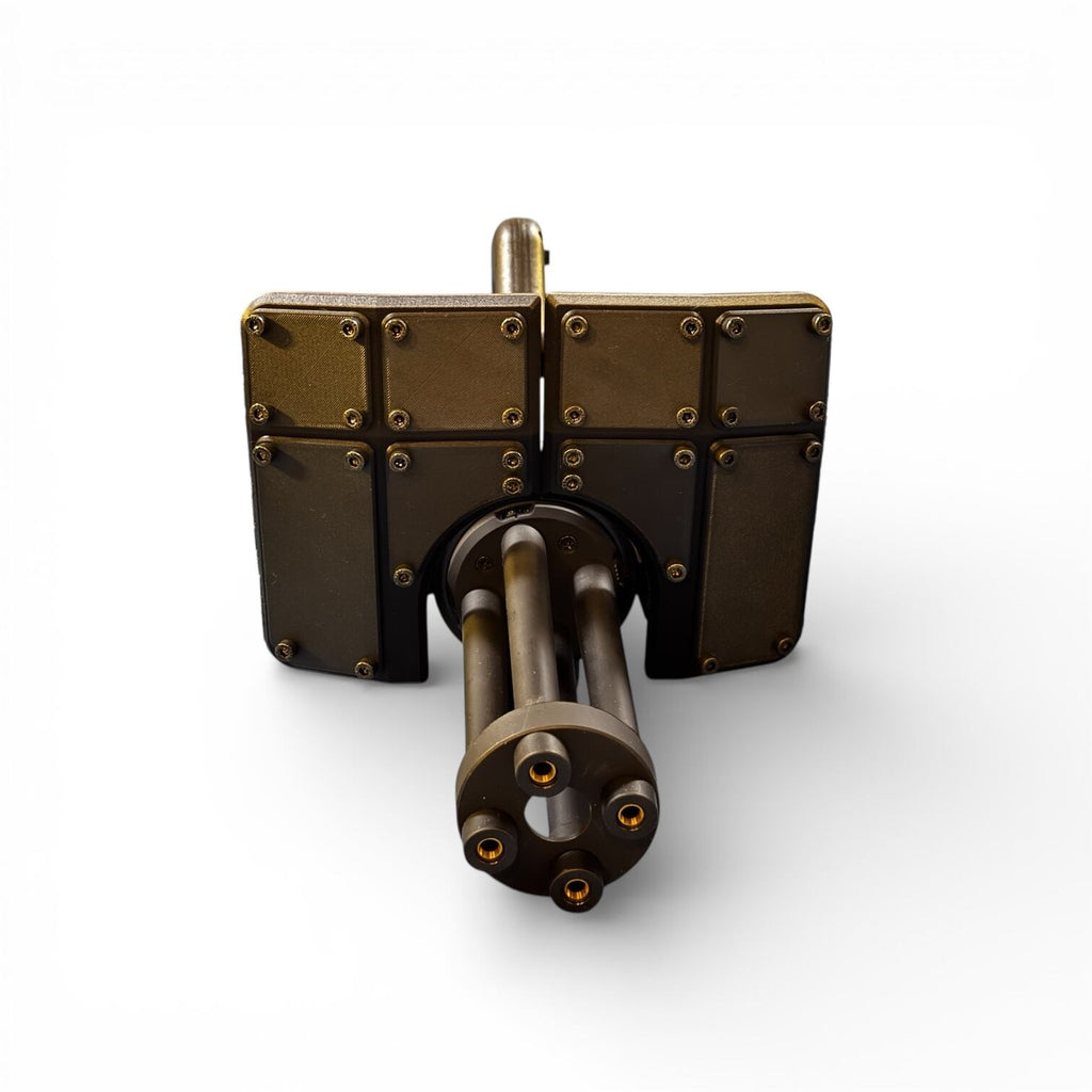 SENTRY SHIELD: Micro Minigun — Folding Forehand Guard for WELL PRO Micro Minigun | MILIDECO
